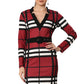 Vogue Grid Belted Beauty Dress