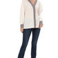 White Wilderness Leopard Elegance Top
