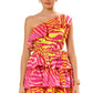 Zesty Zebra Pink Ruffle Temptation Dress