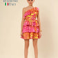 Zesty Zebra Pink Ruffle Temptation Dress