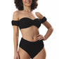 Bandeau Waves In Crinkle Delight Swim Wear
