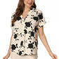 Bisque Blossom Print Top