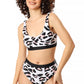 Cheetah Chic In Monochrome Swim Wear