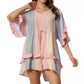 Chromatic Bliss Kaftan Style Romper