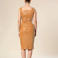 City Glamour Faux Leather Dress