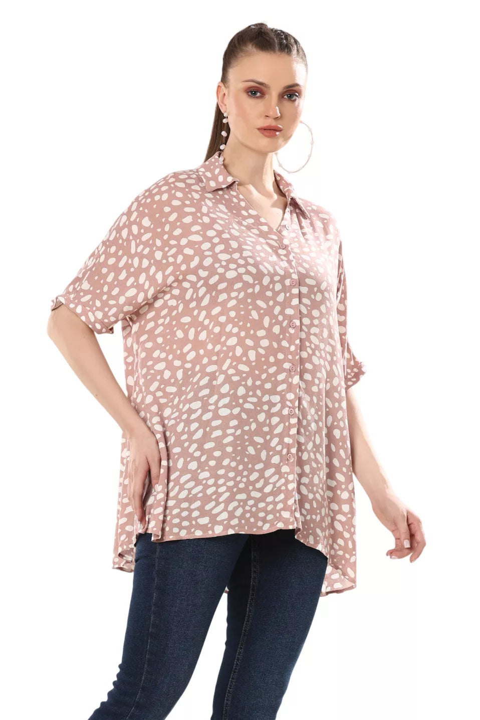 Cotton Candy Leopard Twit Chic Shirt