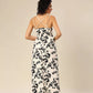 Crossover In Cream Floral Delight Dress