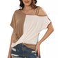 Daring Shoulder Twist Ensemble Top