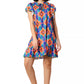 Diamond Dazzle Orange Delight Dress