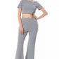Gray Skyline Night Wear Chic