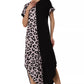 Leopard Noir Dual-Style Resort Elegance Dress
