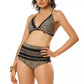 Maritime Bliss High Waist Beauty Swim Wear