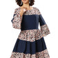 Navy Wildcat Belted Charm Dress