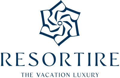 The logo for resortire the vacation library