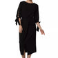 Pearl Embrace Black Dress