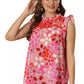 Roses In Bloom Ruffle Top