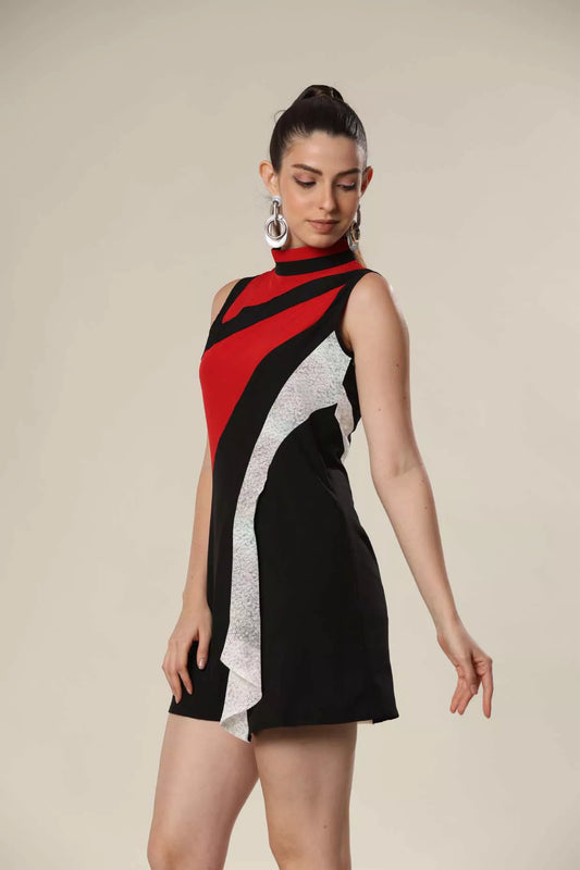 Scarlet & Shadow Luxe Mini Dress