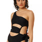 Seductive Silhouette Cut Out Charm Swim Wear