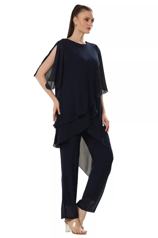 Set Of Translucent Tunic And Long Pants