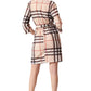 Smoky Vogue Checkered Elegance Dress