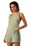 Spearmint Elegance Textured Romper