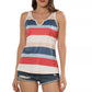 Striped Spectrum Chic Top