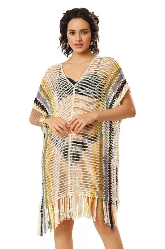 Sunny Threads Tassel Cover-Up