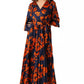 Tangerine Tango Pleat Dress