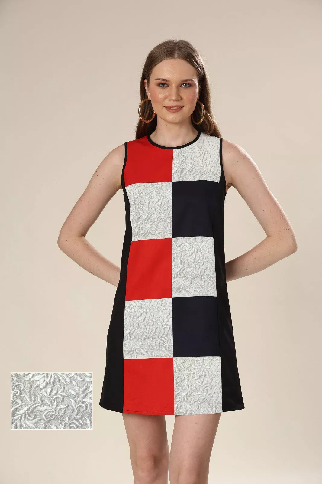 The Parisian Block Mini Dress