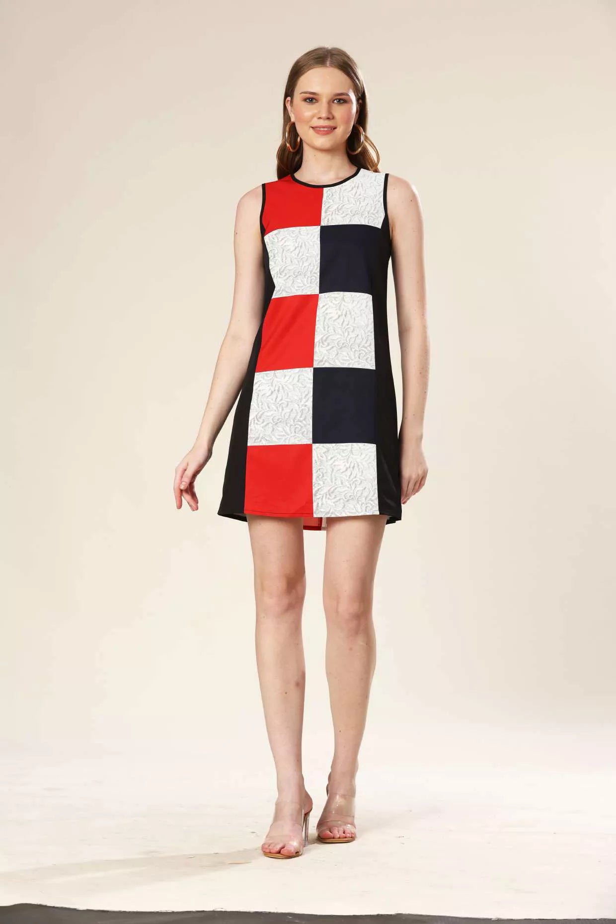 The Parisian Block Mini Dress
