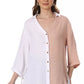 Timeless White Chic Contrast Shirt