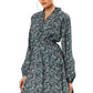 Vibrant Vogue Belted Dress