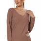 Warm Walnut Knit Bliss Top