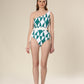 Bold Geometry Diva Elegance Swim Wear