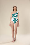 Bold Geometry Diva Elegance Swim Wear