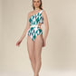 Bold Geometry Diva Elegance Swim Wear