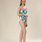 Bold Geometry Diva Elegance Swim Wear