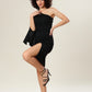 Black Swan Slit Chic Dress