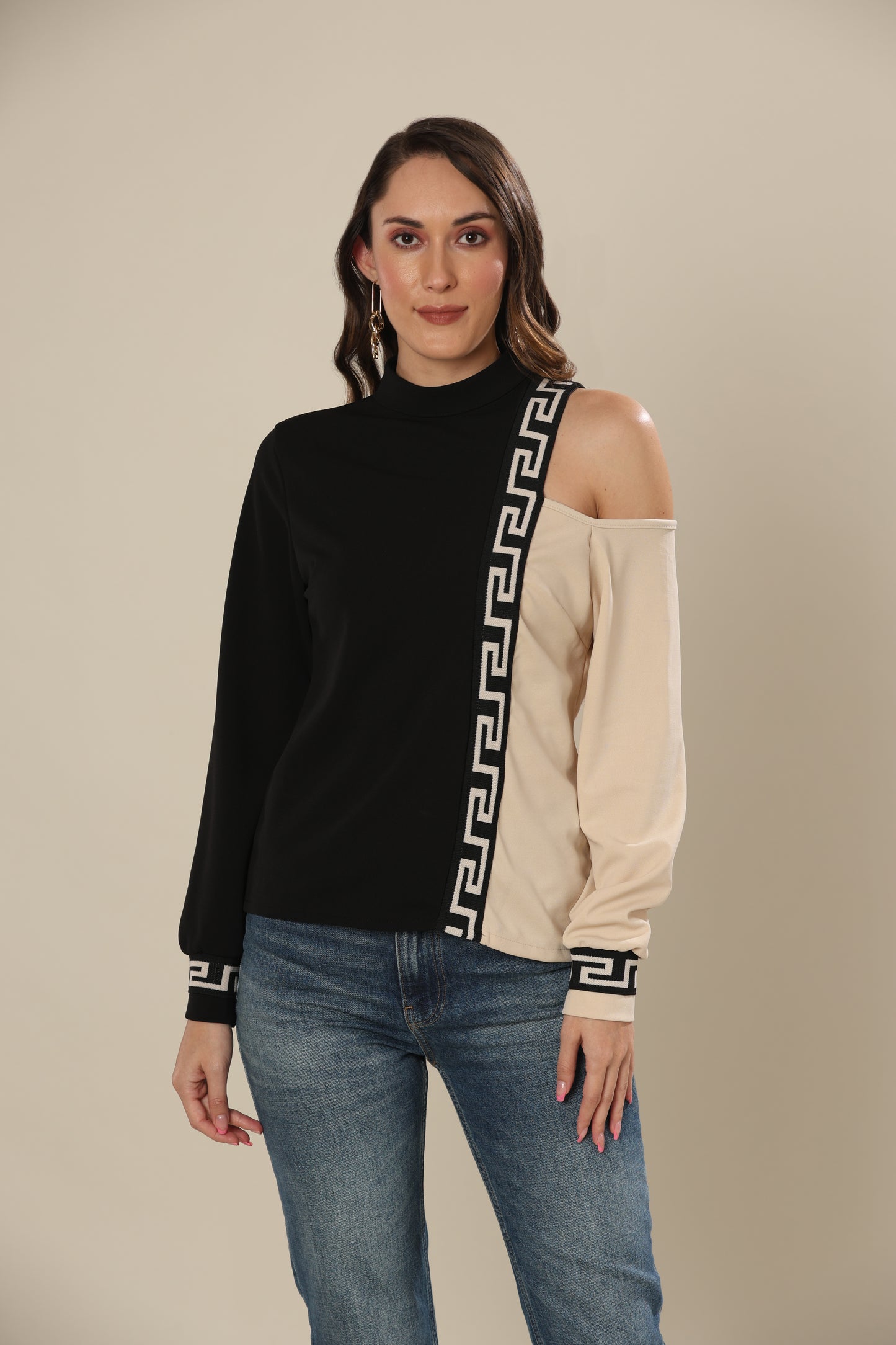 Versatile Dual Geometric Chic Top