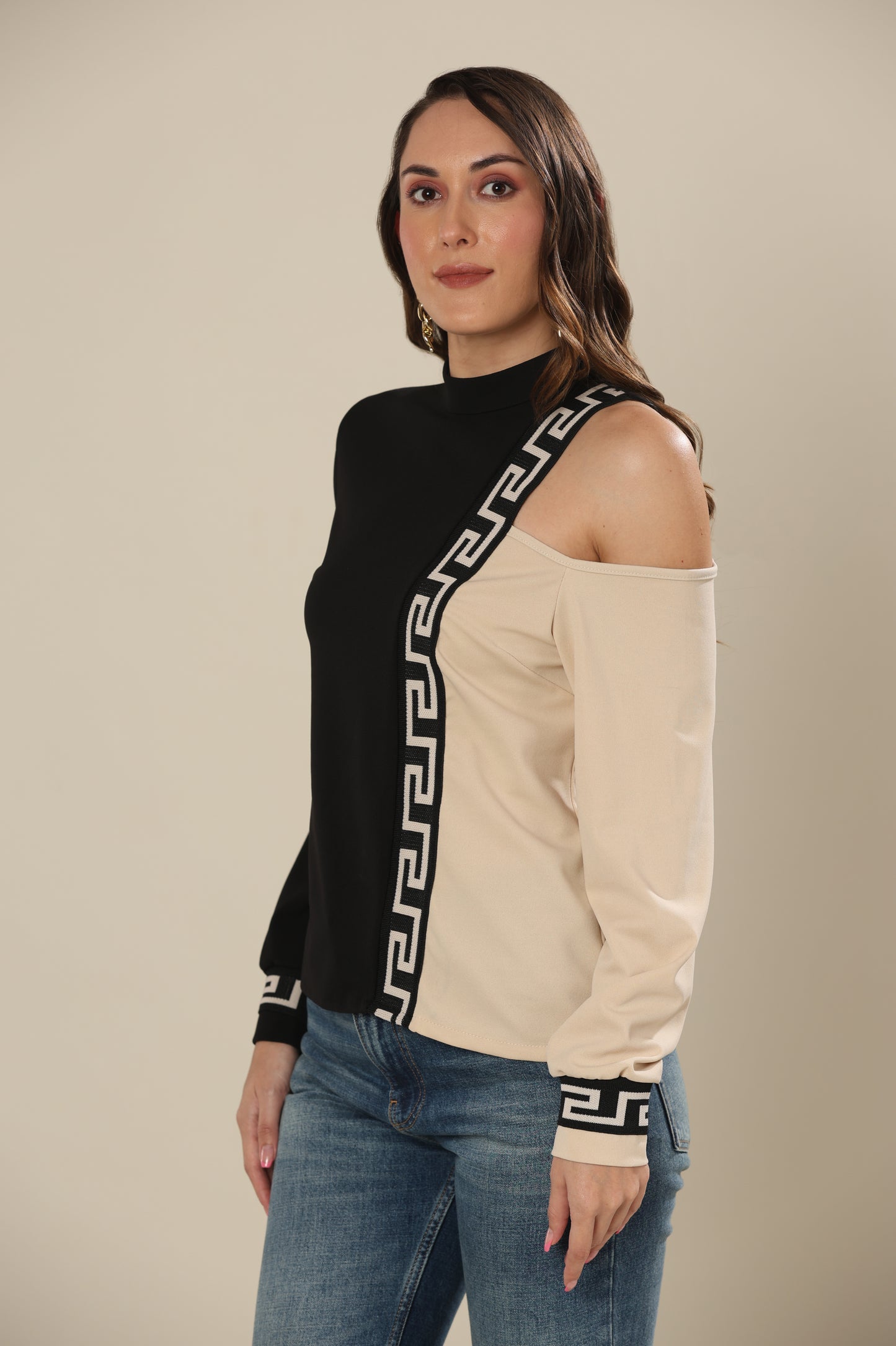 Versatile Dual Geometric Chic Top