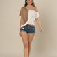 Daring Shoulder Twist Ensemble Top