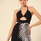 Palm Leaf Urban Elegance Jump Suit