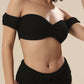 Bandeau Waves In Crinkle Delight Swim Wear