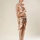 Mocha Midi Wrap Glam Dress