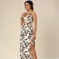 Crossover In Cream Floral Delight Dress