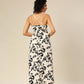 Crossover In Cream Floral Delight Dress
