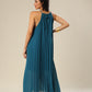 Pleats In Paradise Sleeveless Elegance Dress