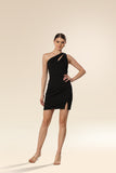 Onyx One - Shoulder Charm Dress