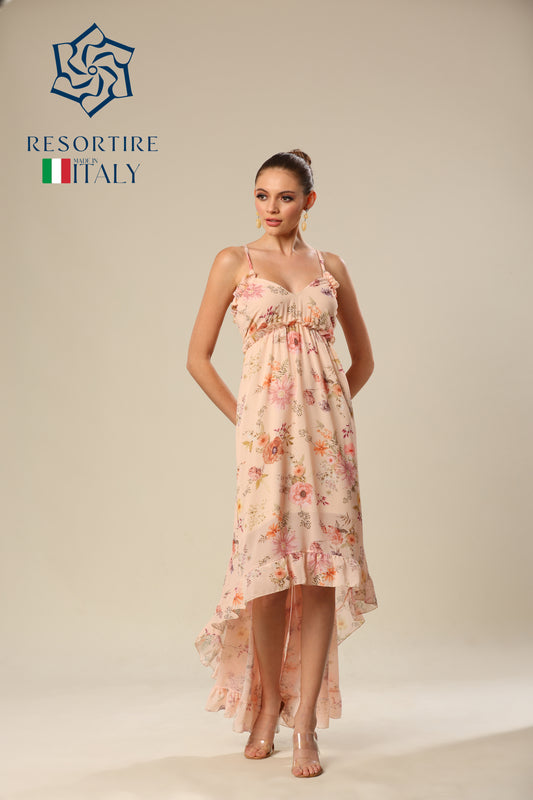 Subtle Splendor Spaghetti  Strap Elegance Dress