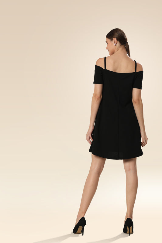 Shoulder-Bare Charm Dress